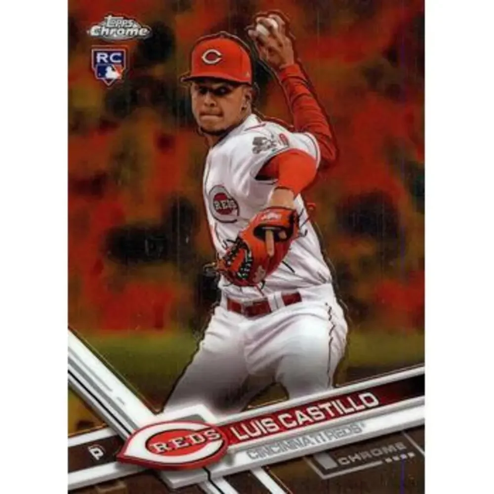 2017 Topps Chrome Update Luis CastilloÂ RC HMT63 Cincinnati Reds